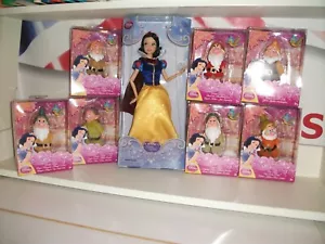 disney princess SNOW WHITE & THE SEVEN DWARFS BUNDLE NEW BOXED jot lot NEW - Picture 1 of 5