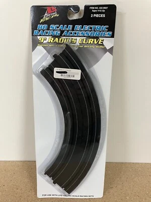Accesorios de carreras eléctricos Life-Like Racing HO 9" radio curva pista 4339927 Foto 1 de 2