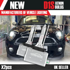 D1S MINI COOPER CLUBMAN COUNTRYMAN BI XENON GAS DISCHARGE BULBS QUARTZ GLASS - Picture 1 of 7