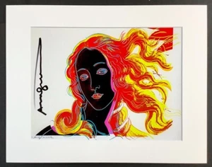 Andy Warhol - Venus - 11x14 Inch Matted Print - Hand Signed Signature - Picture 1 of 12