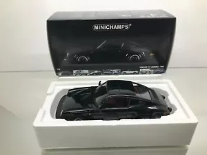 MINICHAMPS 063020 PORSCHE 911 CARRERA COUPE 1983 -BLACK 1:18- GOOD IN BOX - Picture 1 of 17
