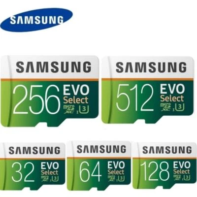 Micro SD Karte 32GB 64GB 128GB Speicherkarte SDXC Class10 Samsung Evo Select - Bild 1 von 4