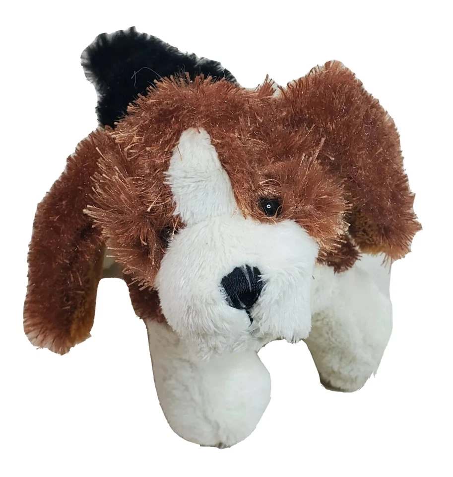 Web Lil Kinz Ganz Basset Hound Stuffed Animal Puppy Dog 6” Toy - Image 1 of 4