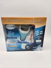 Amope PEDI PERFECT Wet&Dry Rechargeable Foot File 5 Roller Refill & Cosmetic Bag