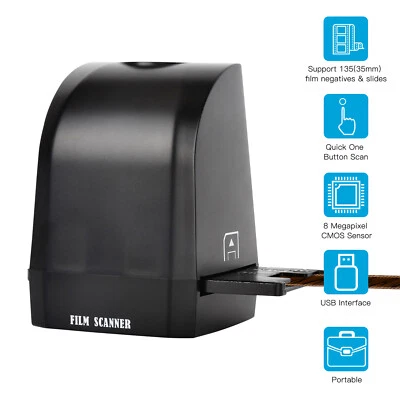 35mm/135mm 2.4" Negative Slide Film Scanner Slider Viewer Photo Digitalizer - Image 1 of 4