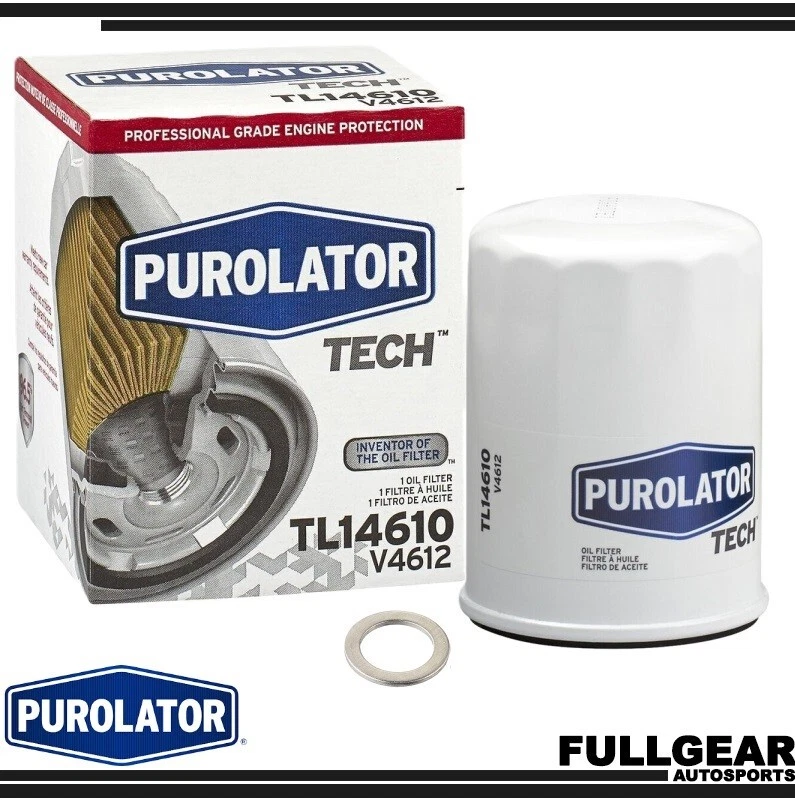 CONJUNTO DE FILTRO DE ÓLEO DE MOTOR PUROLATOR TL14610 E ARRUELA DE DRENAGEM para 1983-2017 HONDA ACURA - Imagem 1 de 4