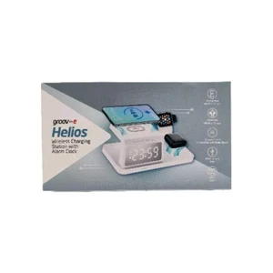 Groove Helios Kabellose Ladestation mit Uhr Uhr - Bild 1 von 4