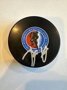 Signed Jari Kurri Hockey Hall Of Fame Game Puck - Picture 1 of 3