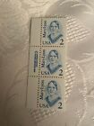 Set of 3 Uncirculated 1986 Mary Lyon Postage Stamps