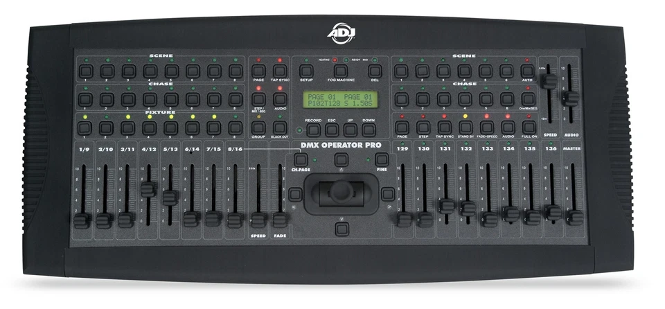 American DJ ADJ DMXOPERATOR PRO 136-Channel Pro Hybrid DMX Lighting Controller - Image 1 of 1