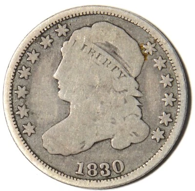 1830 Capped Bust Dime - Image 1 of 2