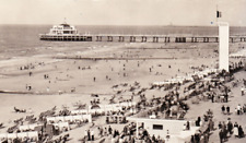 1960s BLANKENBERGE STRAND BELGIUM Beach REAL PHOTOGRAPH POSTCARD Stamped VINTAGE