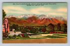 Salt Lake City UT-Utah, Wasatch Mountains, Antique, Vintage Souvenir Postcard