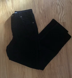 Jones New York Sport Petite Women's 8P Stretch Corduroy Pants Black (B8) - Picture 1 of 5