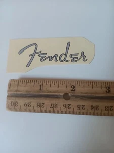 50s/60s Fender Precision Bass Waterslide Headstock Decal "Spaghetti" Font - Picture 1 of 1