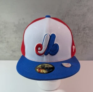 New Era 59Fifty Montreal Expos 1969 Cooperstown Collection Fitted Hat/Cap 7 3/4 - Picture 1 of 12