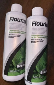 2- Seachem Flourish Freshwater Plant Supplement -8.5 fl oz each Exp: 04-01-2028 - Picture 1 of 7