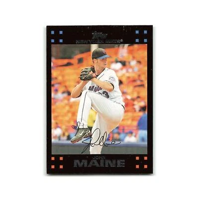 John Maine 2007 Topps #484 New York Mets Baseball Card NM - Image 1 of 3