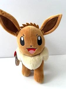 Pokémon Eevee stehend 12 Zoll Plüschtier Stofftier Spielzeug Neu Animé 2001 Nintendo - Bild 1 von 9