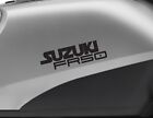 SUZUKI FR 50 logo moto autocollants COULEUR PERSONNALISÉE autocollant vinyle. Jusqu'à 18 cm de