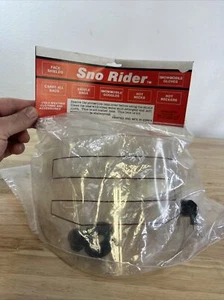Vintage Castre Sno Rider Fog Free Yamaha Wedge Face Shield YW-01X Plug In - Picture 1 of 11