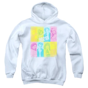Beverly Hills 90210 Kids Hoodie Color Block Cast White Hoody - Picture 1 of 1