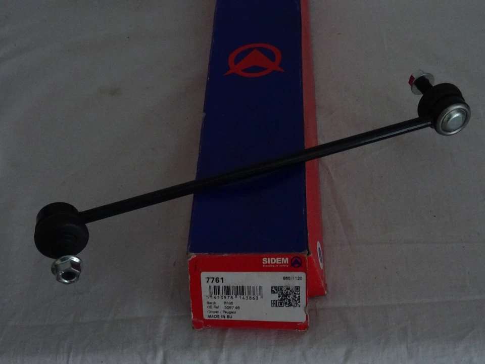 SIDEM 7761 biellette de barre stabilisatrice essieu avant PARTNER I ZX Berlingo - Photo 1/1