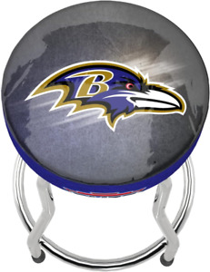 Gamer Pub Stool Arcade1Up Adjustable Stool Baltimore Ravens NFL Pad Seat Gaming