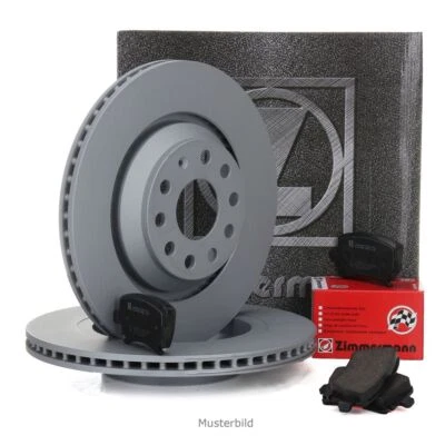 ZIMMERMANN Bremsscheiben Ø 256mm + Beläge für SKODA FABIA 2 3 RAPID PR-1ZE vorne - Bild 1 von 4