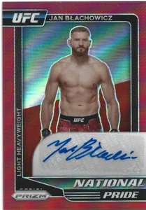 2021 Panini Chronicles UFC National Price Red Prizm Auto Jan Blachowicz NP-JBL - Picture 1 of 2