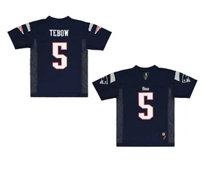 NFL New England Patriots TIM TEBOW #5 Team Apparel YOUTH Blue Home Game Jersey - Picture 1 of 11