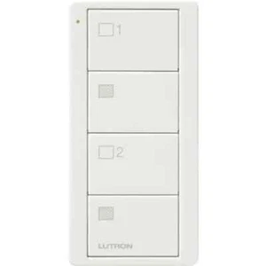 Télécommande icône groupe 4 boutons 2 ombres Lutron® Pico - Blanc - PJ2-4B-GWH-S21 - Photo 1/1