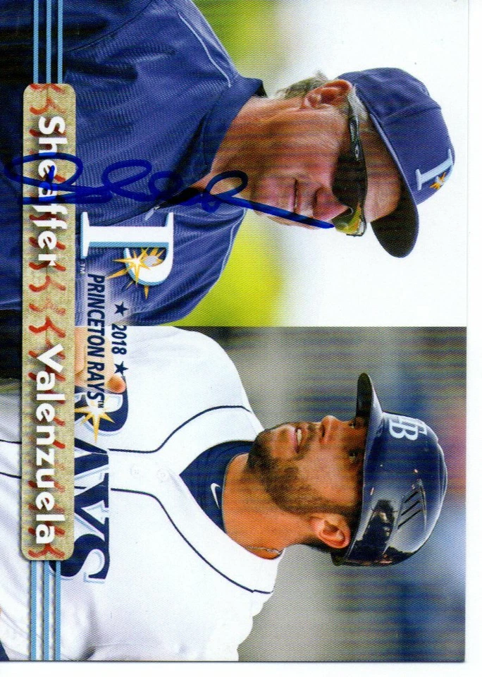 Danny Sheaffer 2018 Princeton Rays Signed Card - Image 1 of 1