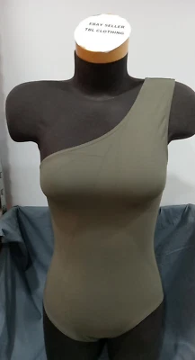 Eres Women's Effigie One Shoulder Swimsuit Green Size FR: 40 US: 8 NEW WITH TAGS - Image 1 of 4