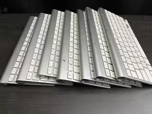 Lot Of 7 Apple Magic Keyboard A1314 BlueTooth- For Parts - Picture 1 of 11