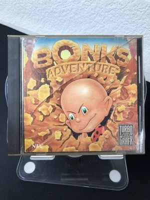 Bonks Adventure Turbo Grafx 16 CiB 1990 Hudson Soft NEC HuCard Adventure Game - Image 1 of 4