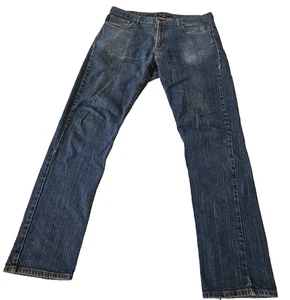 Michael Kors Men's GRANT Classic Fit Straight Leg Jeans Dark Blue Size 34x32 - Picture 1 of 6