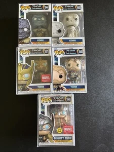 Funko Pop Set Of 5 Thor Love And Thunder - Picture 1 of 4