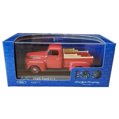 1948 Ford F-1 Pickup Truck Paul's Model Art Minichamps Diecast 1:43 Red - Image 1 of 4