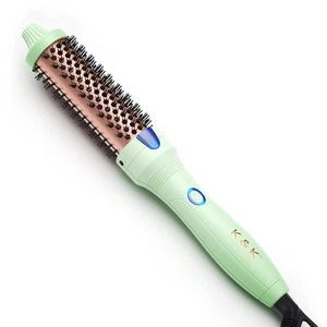 K&K Thermobürste 1,18 Zoll Rund Beheizte Bürste Profi Beheizt Lockenstab - Bild 1 von 2