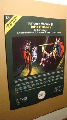 MODULE S1 - TOMB OF HORRORS *NM/MT 9.8 NEW* DUNGEONS DRAGONS - Image 1 of 4