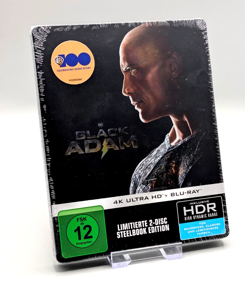 Black Adam 4K UHD deutsches Steelbook NEU OVP - Bild 1 von 2
