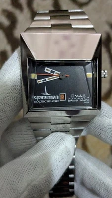 Reloj suizo vintage Omax Spaceman Audacieuse indicador automático de fecha para hombre Foto 1 de 4