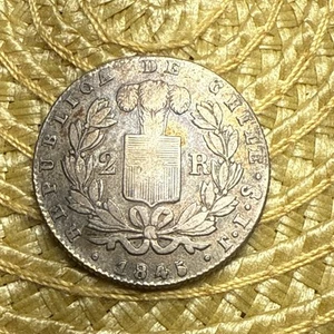 1845 Chile So IJ 2R Silver - Picture 1 of 6