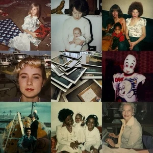 #20 VTG 50 Found Old Color Photos Lot POLAROID ONLY LOT! 1960s-2000s Snapshots - Picture 1 of 20