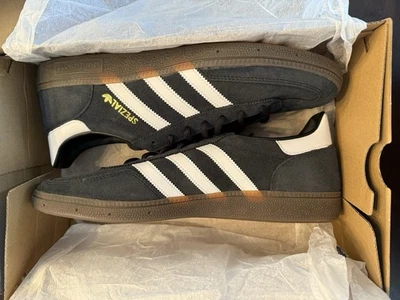 Size 12 Men's adidas Handball Spezial Black Gum Sneakers Shoes DB3021 - Image 1 of 4