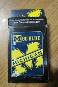 Universidad de Michigan/U of M/M Go Blue cartas NUEVO - ROPA EN CAJA - Campeón - Imagen 1 de 3