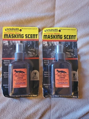Wildlife Research Center orina de zorro rojo cazador de ciervos grado 4 OZ Botella x 2 Foto 1 de 4