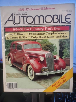 Collectible Automobile Magazine August 1986 /lookS very good - Image 1 of 2