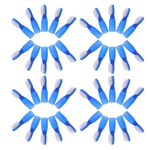 50pcs Safety Finger Toothbrushes with Soft Bristles for Teeth Cleaning - Mini - Picture 1 of 12